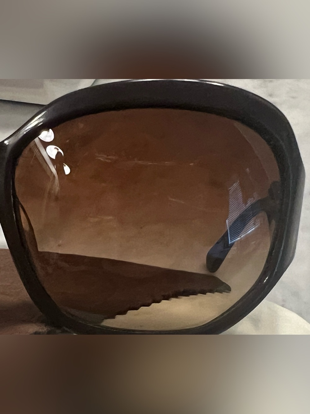 COACH”Arabella”Oversized Round Sunglasses in Brown W/Case&Cleaning Cloth!VGUC! - Picture 7 of 9